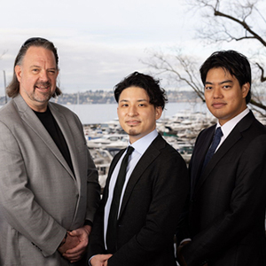 Brian K. Heywood, Banjo Yamauchi, Hirowaka Murakami (Photo: Business Wire)